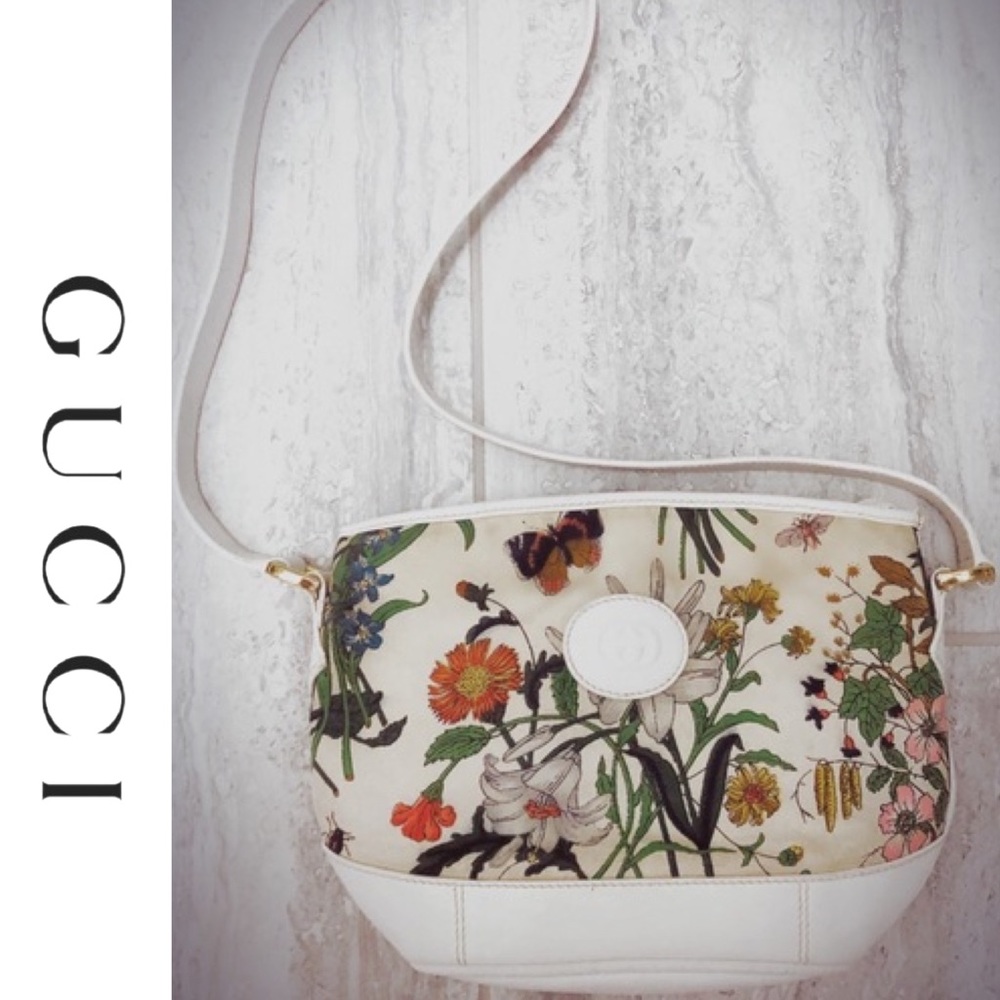 100% AUTHENTIC GUCCI FLORA Shoulder Purse